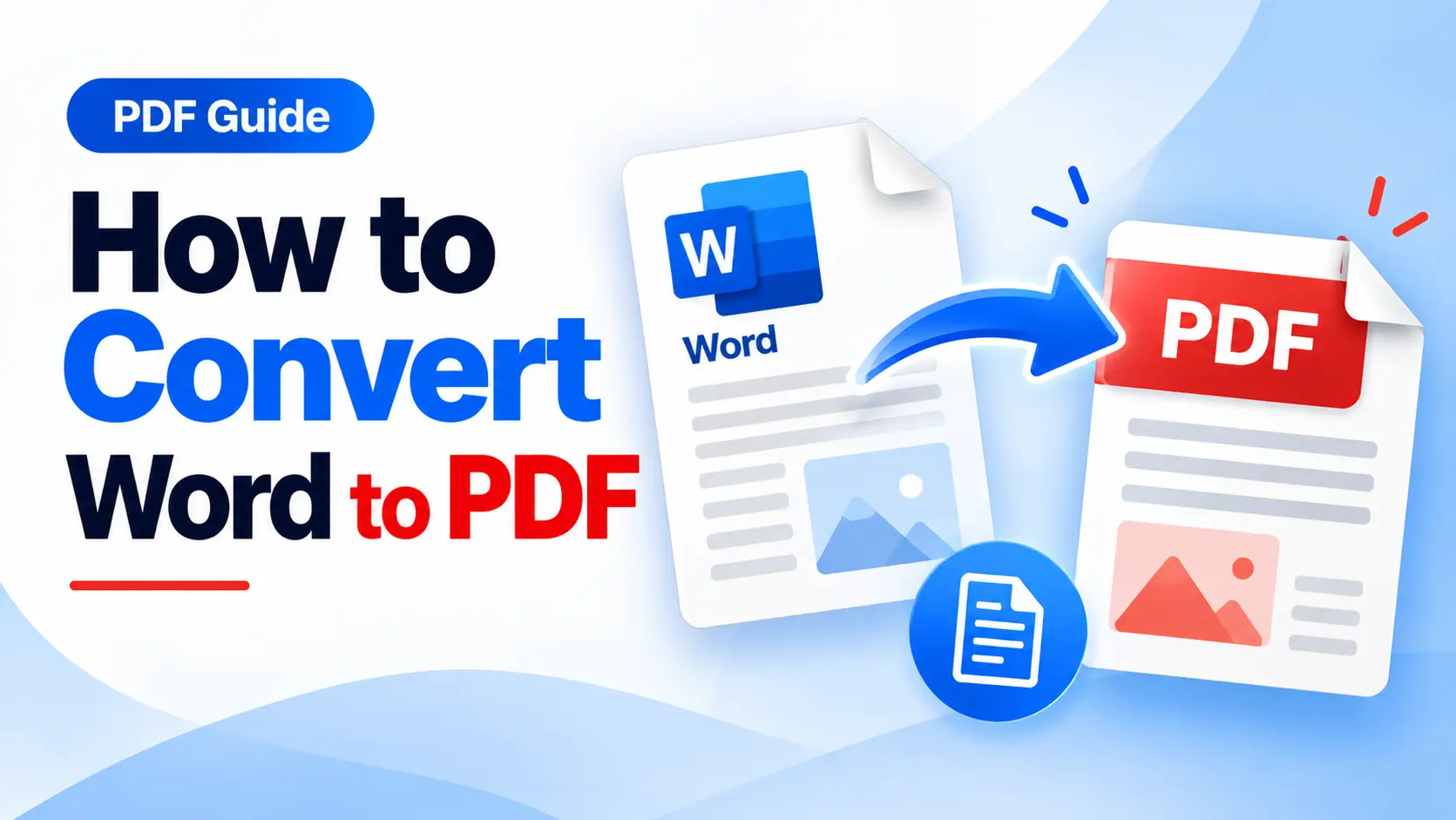 How to Convert Word to PDF